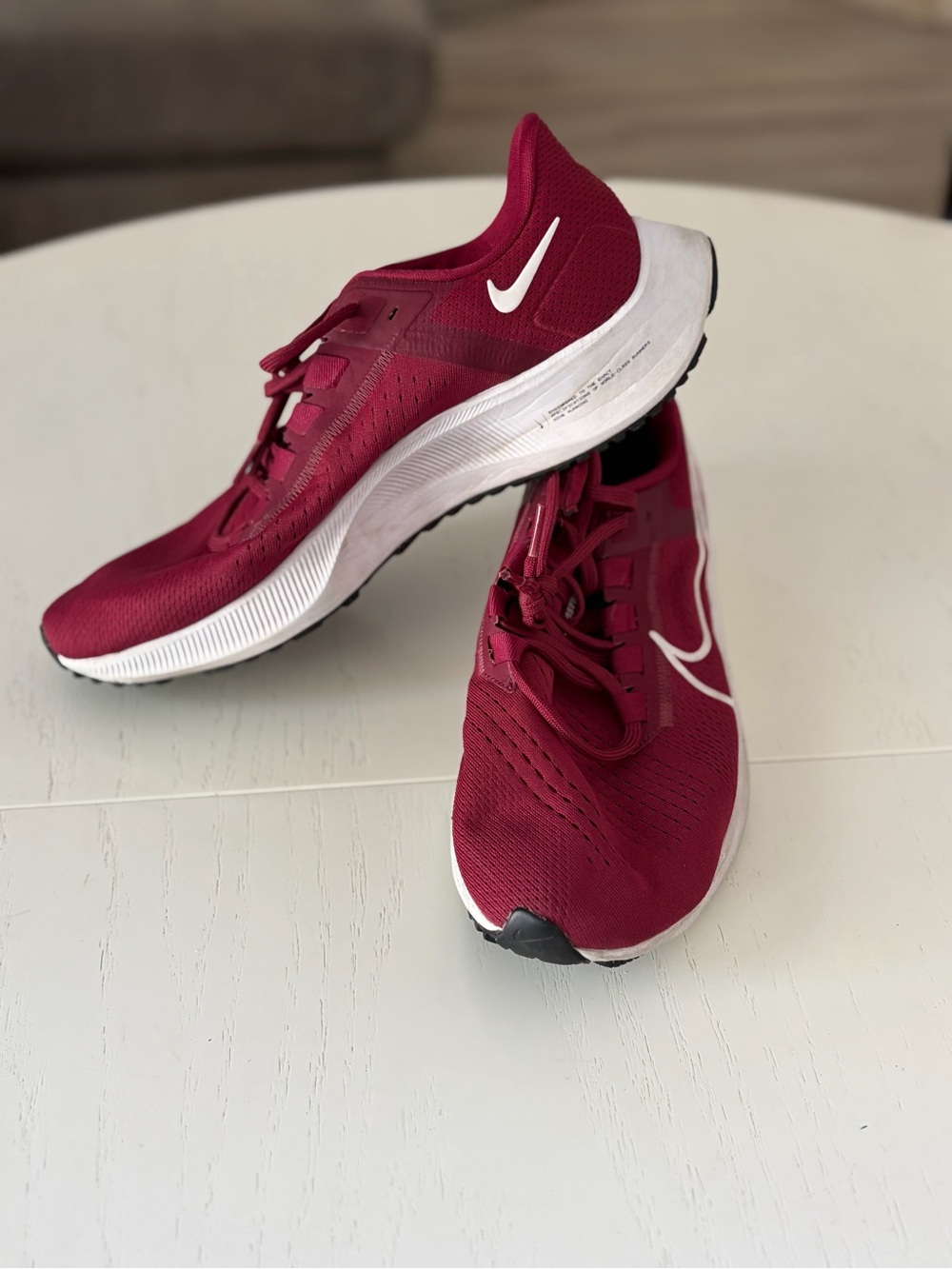 Nike Women’s Athletic Running Shoes - Maroon/White